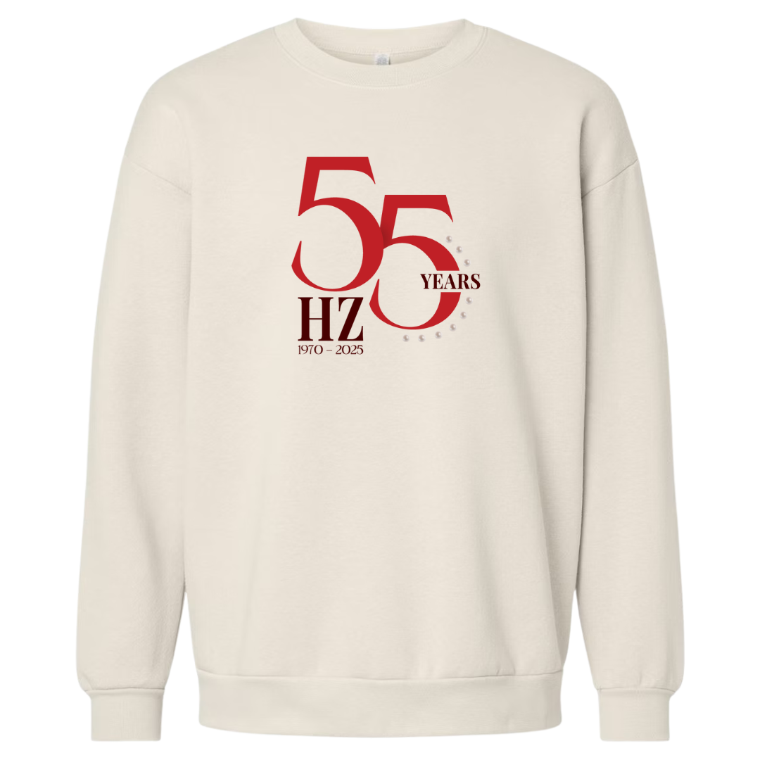 HZ 55TH CREWNECK (LOGO ONLY)