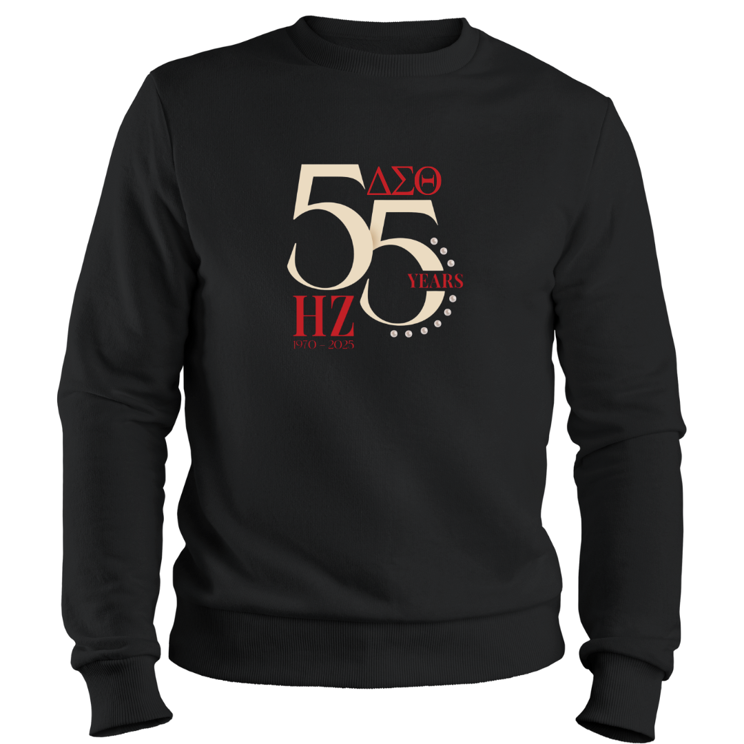 HZ 55TH CREWNECK - LOGO+DST FRONT ONLY