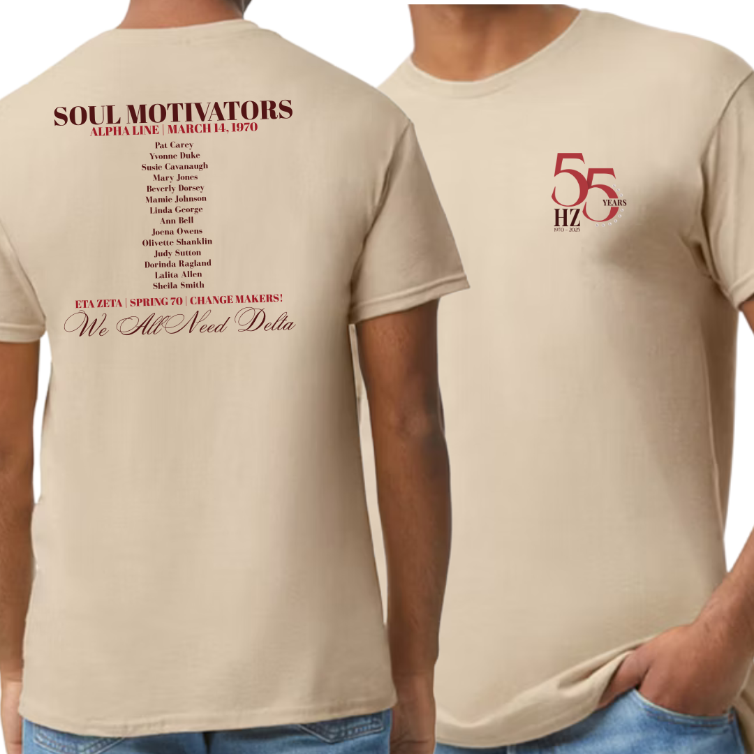 HZ 55TH + SOUL MOTIVATORS T-SHIRT