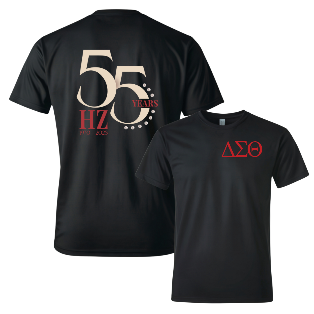 HZ 55TH T-SHIRT - BLACK