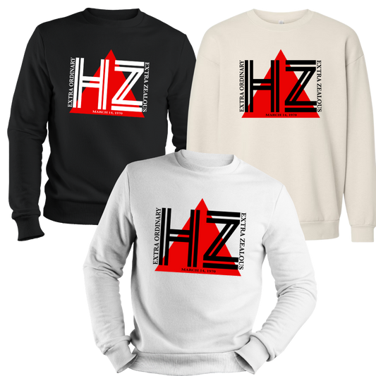 EXTRA ORDINARY, EXTRA ZEALOUS HZ. Crewneck