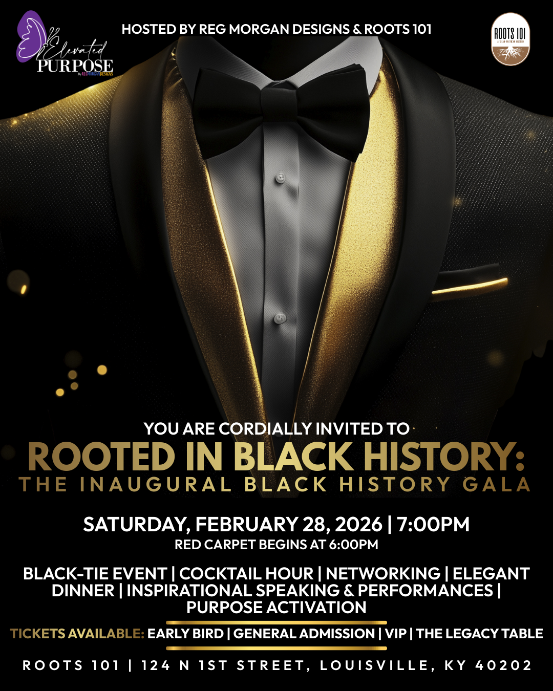 ROOTED IN BLACK HISTORY: The Inaugural Black History Gala