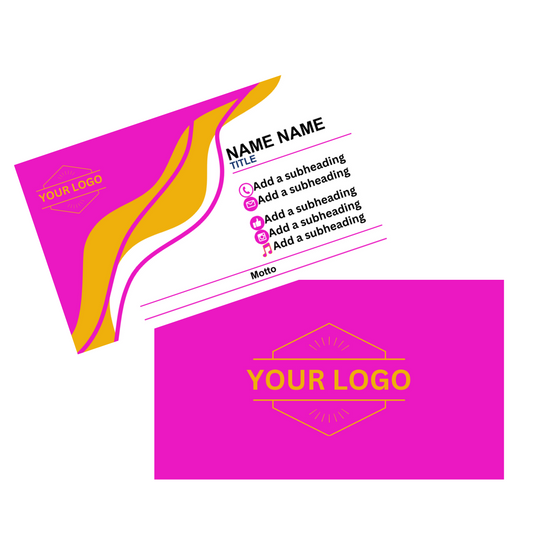 Wavy Business Card Template
